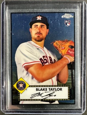 BLAKE TAYLOR RC 2021 TOPPS CHROME BASE #124 - Image 1 of 2