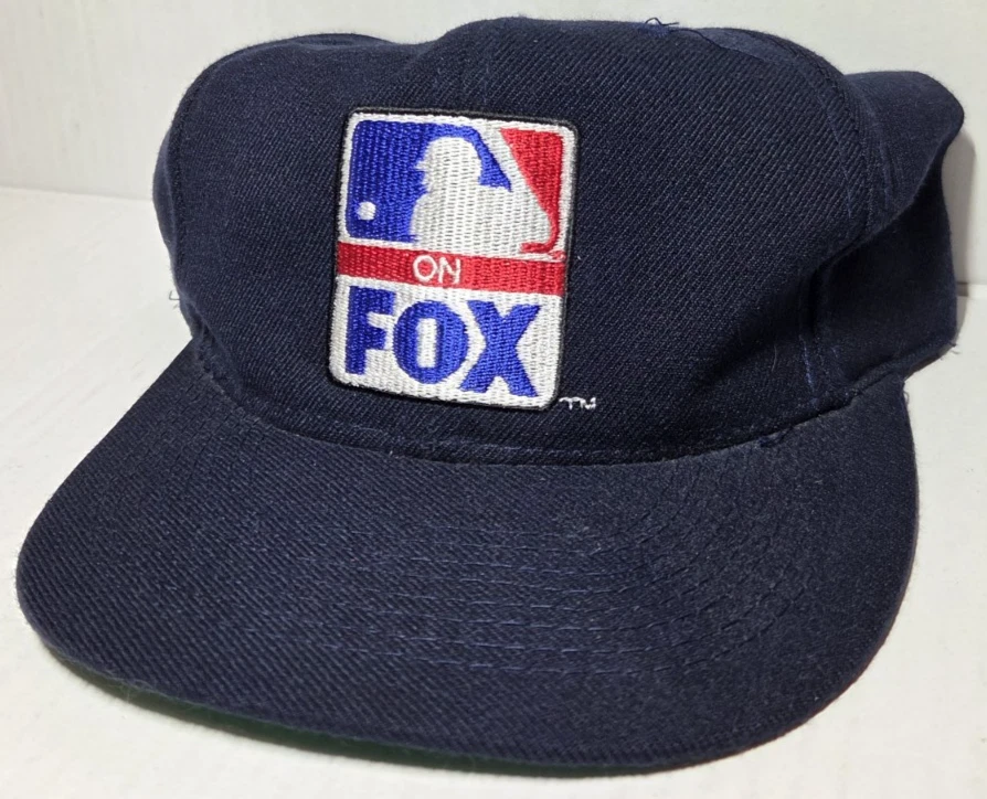 Vintage MLB FOX Baseball Promo Hat Cap Snapback 90s Y2K USA Sports Team Logo - Image 1 of 4