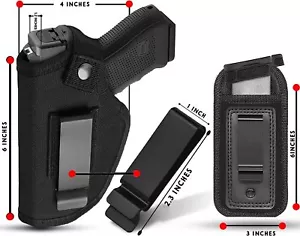 Funda táctica para pistola de cinturón IWB OWB de transporte oculto con una sola bolsa de cargador IWB - Imagen 1 de 12