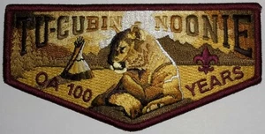 TU-CUBIN-NOONIE OA 508 UTAH NATIONAL PARKS COUNCIL 100TH ANNIVERSARY FLAP MINT!! - Picture 1 of 4