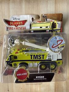 Disney Planes Fire and Rescue Deluxe Ryker with Moving Boom NIP Mattel BDB99