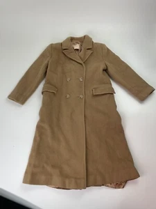 Giacca vintage Pendleton marrone chiaro/beige 100% lana vergine da donna taglia 8 USA - Foto 1 di 8