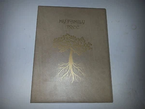 TREE OF LIFE BEIGE LEATHER LOOK PRESENTOR FOLDER + 10 A4 POCKETS- NEW PRINT/GOLD - Imagen 1 de 1