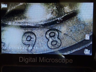 1998 P Washington Quarter Die Crack Obverse Die Chip Reverse Error - Image 1 of 4