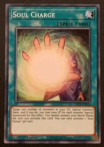 Soul Charge | DLCS-EN016 | Common | 1st Edition | Dragons of Legend | YuGiOh - Picture 1 of 3