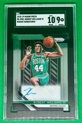 2018-19 Panini Prizm Robert Williams III Rookie Signatures SGC 9 Mint 10 Auto - Image 1 of 2