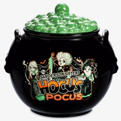 NEW IN BOX DISNEY HOCUS POCUS SANDERSON SISTERS POTION CAULDRON COOKIE JAR - Image 1 of 3