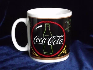 Coca Cola Coke Blackboard School Coffee Mug Tea Cup Advertising - Picture 1 of 5