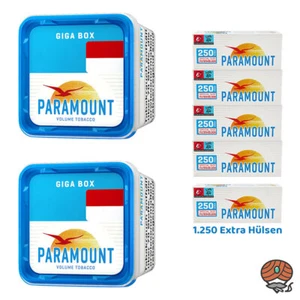 Paramount Blue Volumentabak Giga Box 2x 230g, 1250 Blue Extra Hülsen - Bild 1 von 3