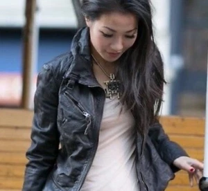 ALL SAINTS BELVEDERE Black Leather JACKET UK14, US10, EU42 Biker Moto - Picture 1 of 23