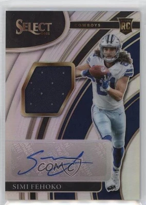 2021 Panini Select Rookie Signature Memorabilia /199 Simi Fehoko Auto RC - Image 1 of 2