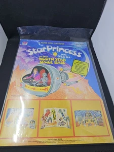 Juego de muñecas de papel Whitman Star Princess and Pluta 1979 sin cortar libro NUEVO - Imagen 1 de 15