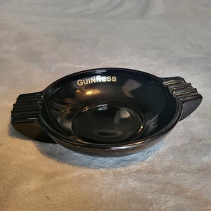 Guinness Art Deco Glas Zigarren Aschenbecher Vintage Nazeing Glas GA 3120 British 18cm - Bild 1 von 12