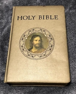 The Holy Bible Catholic Action Edition Illustrated 1953 Good Will Publishing HC - Bild 1 von 6