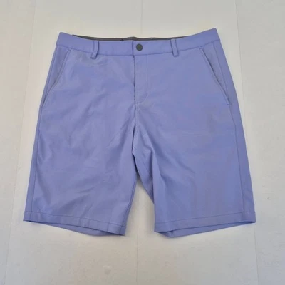 Pantalones Cortos PUMA 34 Azul Para Hombre GOLF Poliéster Chino Casual Ligero - Imagen 1 de 4