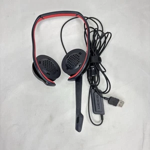 Logitech G330 Black/Red Neckband Headsets - Zdjęcie 1 z 3