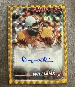 2024 Topps Chrome - Doug Williams Gold Geometric Auto /50 Buccaneers - Picture 1 of 2