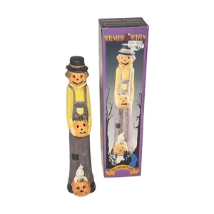 Vintage Haunted Haven dünner Kürbis Halloween Figur handbemalt Porzellan  - Bild 1 von 11