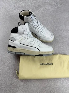 Axel Arigato Area Hi White Sneakers Unisex Size 42 Duties Paid (USA) - Picture 1 of 10