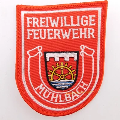 Germany Volunteer Fire Department Patch MUHLBACH Freiwillige Feuerwehr Fireman - Image 1 of 3