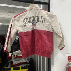 Giacca a vento vintage Starter Alabama Crimson Tide calcio bambini taglia 5/6 - Foto 1 di 6