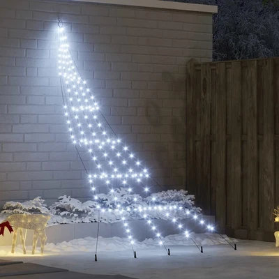Albero di Natale LED con picchetti per il terreno Metallo Luci Festive vidaXL - Immagine 1 di 4