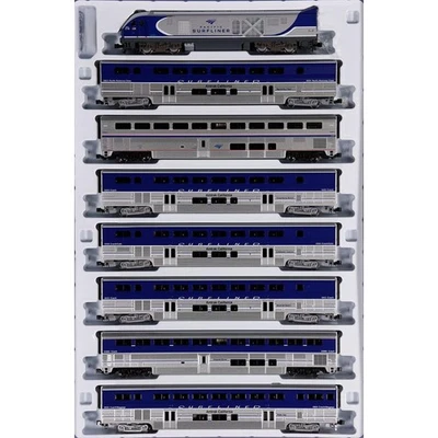 KATO 106-9010 N Scale SC-44 Charger Amtrak Pacific Surfliner 8-Car Train Set - Image 1 of 4