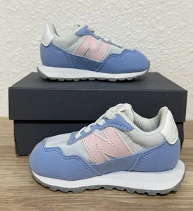 New Balance 237 Bungee Niños Talla 5 Bebés IH237ME Azul/Rosa - Imagen 1 de 11