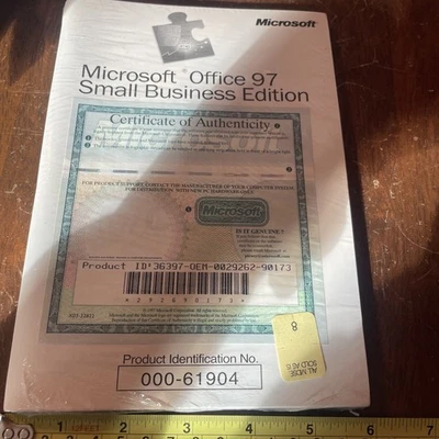 Microsoft Office 97 Small Business Edition Suite, NEW - Image 1 of 4