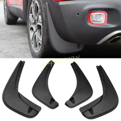 Guardabarros delantero y trasero 4 piezas guardabarros guardabarros para Jeep Renegade 2015-2025 Foto 1 de 4