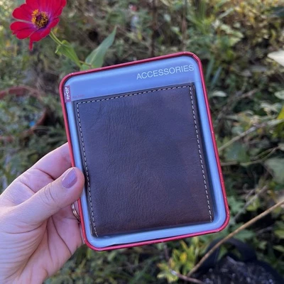 Levi’s Brown Leather Trifold Wallet Levi's Men's New Soft Leather 31LV2005 Gift - Изображение 1 из 4