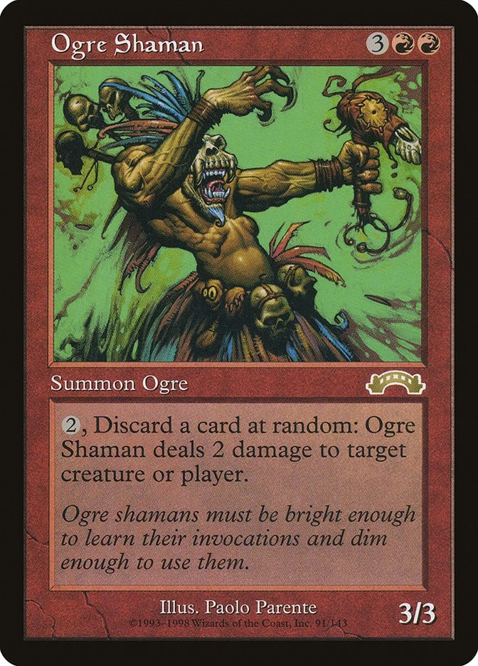 Ogre Shaman (091) Exodus EXO MTG Magic - Image 1 of 1