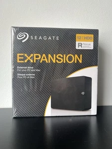 Seagate Expansion 12TB 3.5 inch Desktop External HDD STKP12000400 (New Sealed) - Photo 1/8