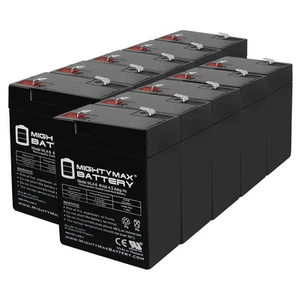 Mighty Max 6V 4.5AH SLA Replacement Battery for Jiming JM-6M4.5AC - 10 Pack - Picture 1 of 6