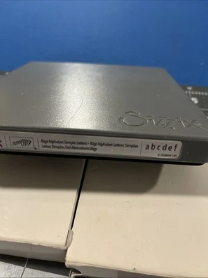 Stampin’ Up! Sizzix BIGZ Cutting Die - Alphabet Simple Letters a b c d e f - Image 1 of 4