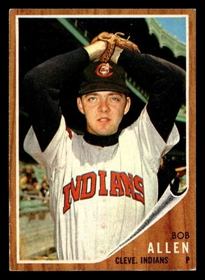 1962 Topps #543 Bob Allen Ex-Mint SP Indians ID:471072 - Image 1 of 2