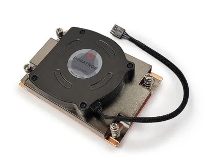 Dynatron AMD® EPYC™ Processor Socket SP6 Copper 1U ACTIVE CPU Cooling, A52 - Image 1 of 4