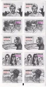 SH79 Sweden Scott 2742 MNH booklet Pop Music Avicii Max Martin Robyn First Aid - Picture 1 of 2