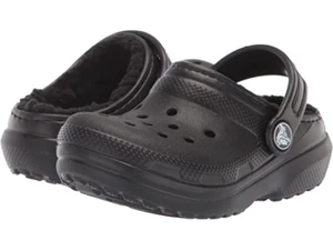 Crocs Unisex Child Classic Lined Clogs Size 4 Toddlers - Picture 1 of 9