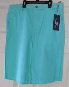 Vineyard Vines Summer Twill Breaker Short Youth Boy's 18 Capri Blue Aqua Classic - Picture 1 of 9