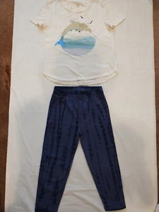 GAP KIDS SEQUIN T-SHIRT  SIZE XS & TYE DYE LEGGINGS SIZE S 6-7 - Picture 1 of 6