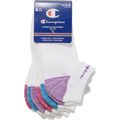 Calcetines de corte bajo Champion para mujer 6 pares talla: 5-9 Foto 1 de 4