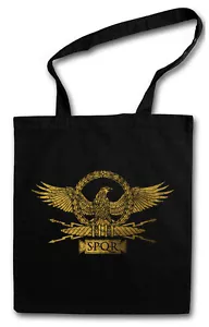 BORSA SHOPPING SHOPPER AQUILA ROMANA Roma Cesare Imperatore SPQR Insegna Giulio - Foto 1 di 1