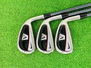 Nike Victory Red VR Iron set 5-9+PW RH Diamana VR309i Regular Flex Shaft G12462 - Picture 1 of 8