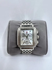 Michele Deco Diamond Chronograph Watch With Original Box & Receipt - Picture 1 of 7
