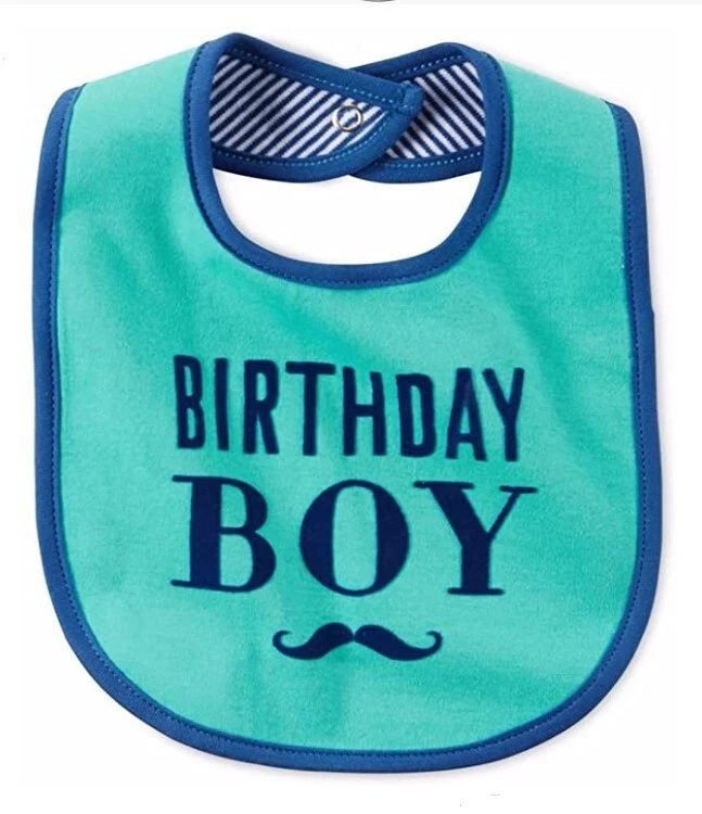 Babero Cumpleaños Niño - Carter's Talla Única - Azul, Verde Nuevo Con Etiquetas Foto 1 de 1