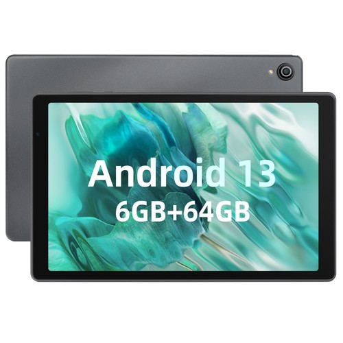 10.1'' Tablet Octa-Core Android13 Tablet 6+64GB Dual Camera Bluetooth ...