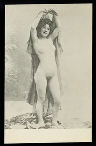 nude erotic sex WOMAN 14 risque-OLD ORIGINAL POSTCARD about 1900-1920 - Picture 1 of 1