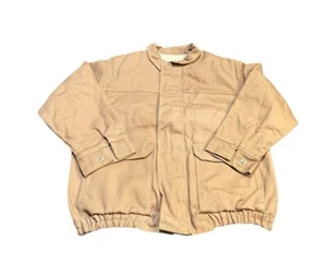 Bulwark FR Flame Resistant Duck Canvas Brown Barn Coat Jacket Size XL Lined - Picture 1 of 9