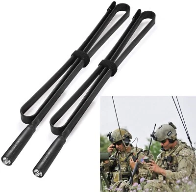 2x Antena de radioaficionado plegable CS Tactical SMA hembra 42 pulgadas para UV-82 BF-888S GT-3 Foto 1 de 4